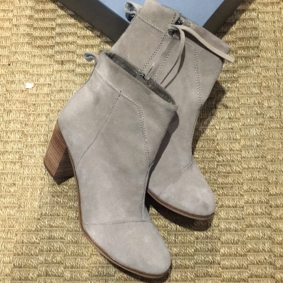 Toms Shoes - Toms taupe booties size 8.5